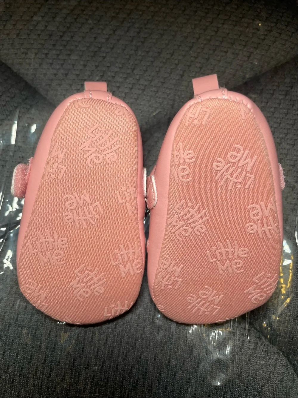 Gymboree Pink Heart Bow Baby Walker Shoes